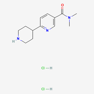 N,N-Dimethyl-6-piperidin-4-ylnicotinamide dihydrochloride