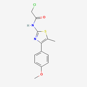 2-chloro-N-[4-(4-methoxyphenyl)-5-methyl-1,3-thiazol-2-yl]acetamide