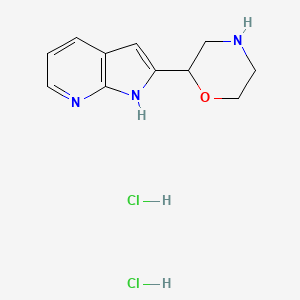 2-Morpholin-2-yl-1H-pyrrolo[2,3-b]pyridine dihydrochloride