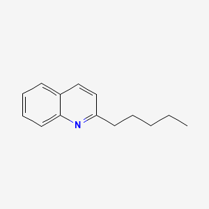 molecular formula C14H17N B14350525 2-Pentylquinoline CAS No. 93005-16-4