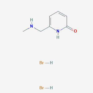 6-((methylamino)methyl)pyridin-2(1H)-one dihydrobromide