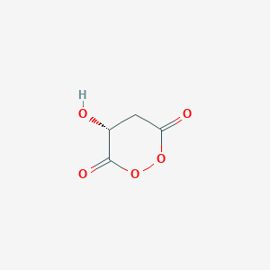 molecular formula C4H4O5 B1435056 (4R)-4-hydroxydioxane-3,6-dione CAS No. 177019-47-5