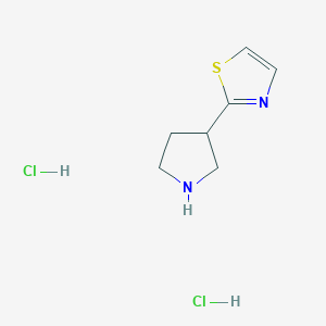 2-(Pyrrolidin-3-yl)thiazole dihydrochloride