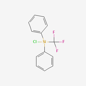 molecular formula C13H10ClF3Si B14350583 Chloro(diphenyl)(trifluoromethyl)silane CAS No. 91920-08-0