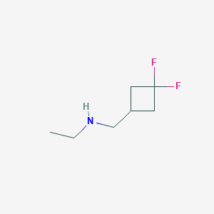N-((3,3-difluorocyclobutyl)methyl)ethanamine
