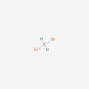 molecular formula CH2BrLi B14350678 Lithium, (bromomethyl)- CAS No. 92533-92-1