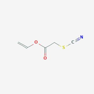 molecular formula C5H5NO2S B14350702 Ethenyl (thiocyanato)acetate CAS No. 92609-68-2