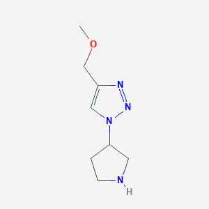 4-(methoxymethyl)-1-(pyrrolidin-3-yl)-1H-1,2,3-triazole
