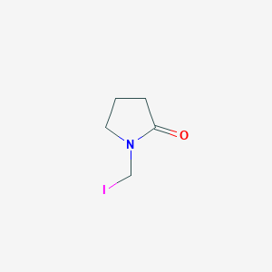 molecular formula C5H8INO B14350771 1-(Iodomethyl)pyrrolidin-2-one CAS No. 93287-13-9