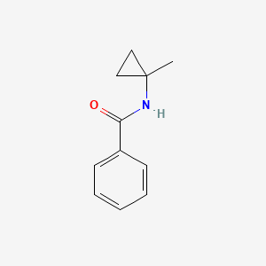 molecular formula C11H13NO B14350786 N-(1-methylcyclopropyl)benzamide CAS No. 92642-60-9