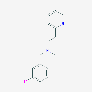 molecular formula C15H17IN2 B1435084 N-(3-Iodobenzyl)-N-methyl-2-(pyridin-2-yl)ethan-1-amine CAS No. 1850268-44-8