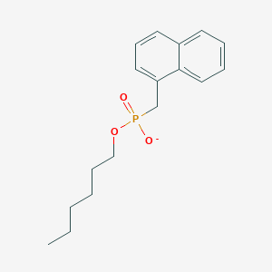 molecular formula C17H22O3P- B14350865 Hexyl [(naphthalen-1-yl)methyl]phosphonate CAS No. 93174-89-1