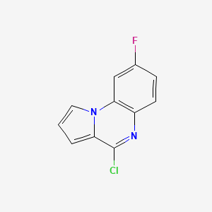 4-Chloro-8-fluoropyrrolo[1,2-a]quinoxaline