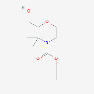Tert-butyl 2-(hydroxymethyl)-3,3-dimethylmorpholine-4-carboxylate