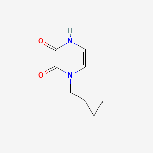 1-(Cyclopropylmethyl)-1,4-dihydropyrazine-2,3-dione