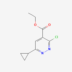 Ethyl 3-chloro-6-cyclopropylpyridazine-4-carboxylate