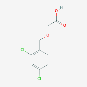 molecular formula C9H8Cl2O3 B14351108 [(2,4-Dichlorophenyl)methoxy]acetic acid CAS No. 90296-09-6