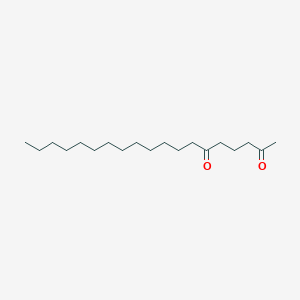 molecular formula C19H36O2 B14351118 Nonadecane-2,6-dione CAS No. 93297-98-4