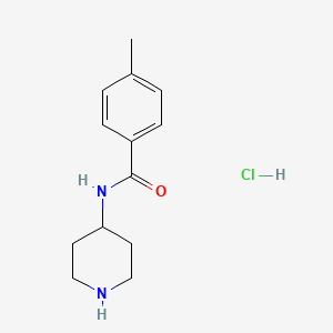 4-methyl-N-(piperidin-4-yl)benzamide hydrochloride