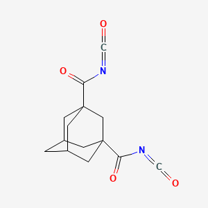molecular formula C14H14N2O4 B1435117 1,3-金刚烷二羰基二异氰酸酯 CAS No. 13595-21-6