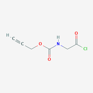molecular formula C6H6ClNO3 B14351197 Prop-2-yn-1-yl (2-chloro-2-oxoethyl)carbamate CAS No. 90664-62-3
