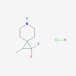 1,1-Difluoro-2-methyl-6-azaspiro[2.5]octane hydrochloride