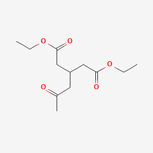 molecular formula C12H20O5 B14351263 Diethyl 3-(2-oxopropyl)pentanedioate CAS No. 93044-01-0