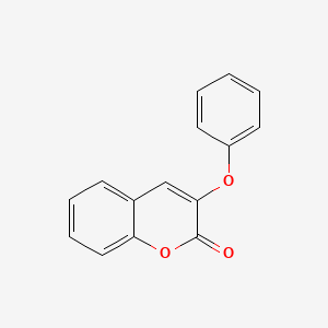 molecular formula C15H10O3 B14351296 3-Phenoxy-2H-chromen-2-one CAS No. 91787-19-8