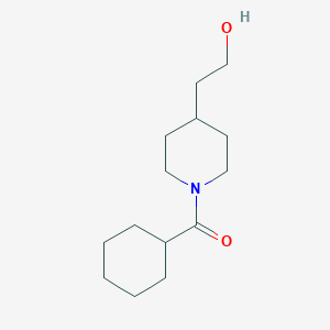 molecular formula C14H25NO2 B1435136 Cyclohexyl(4-(2-hydroxyethyl)piperidin-1-yl)methanone CAS No. 2098011-68-6