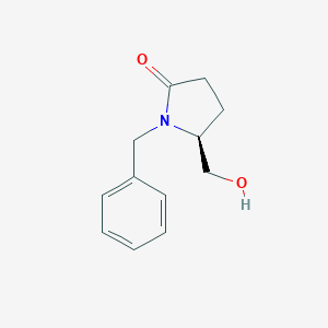 molecular formula C12H15NO2 B143514 (S)-1-Benzyl-5-hydroxymethyl-2-pyrrolidinone CAS No. 125629-91-6