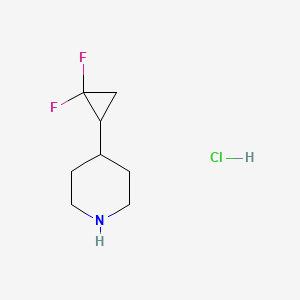 4-(2,2-Difluorocyclopropyl)piperidine hydrochloride