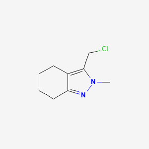 B1435144 3-(chloromethyl)-2-methyl-4,5,6,7-tetrahydro-2H-indazole CAS No. 741610-91-3