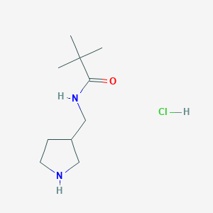 N-(Pyrrolidin-3-ylmethyl)pivalamide hydrochloride