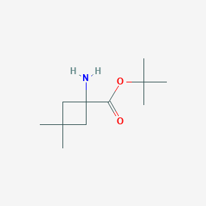 Tert-butyl 1-amino-3,3-dimethylcyclobutane-1-carboxylate