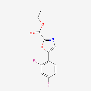 Ethyl 5-(2,4-difluorophenyl)oxazole-2-carboxylate