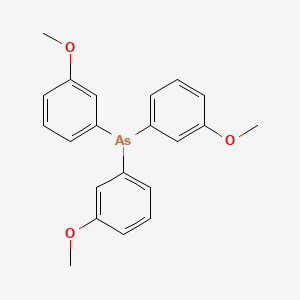 molecular formula C21H21AsO3 B14351535 Tris(3-methoxyphenyl)arsane CAS No. 92533-93-2