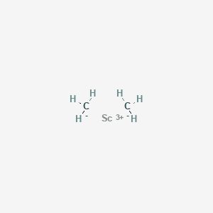 molecular formula C2H6Sc+ B14351569 Carbanide;scandium(3+) CAS No. 93383-04-1