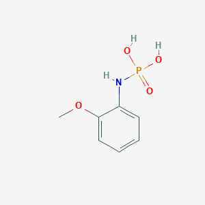 molecular formula C7H10NO4P B14351602 N-(2-Methoxyphenyl)phosphoramidic acid CAS No. 99644-92-5