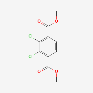 molecular formula C10H8Cl2O4 B14351640 Dimethyl 2,3-dichlorobenzene-1,4-dicarboxylate CAS No. 90767-87-6
