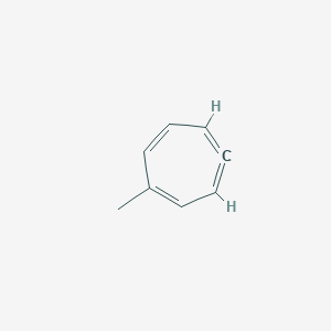 molecular formula C8H8 B14351647 5-Methylcyclohepta-1,2,4,6-tetraene CAS No. 93001-01-5