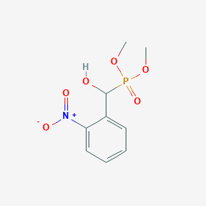molecular formula C9H12NO6P B14351720 Dimethyl [hydroxy(2-nitrophenyl)methyl]phosphonate CAS No. 90436-77-4