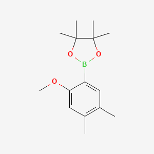 2-(2-Methoxy-4,5-dimethylphenyl)-4,4,5,5-tetramethyl-1,3,2-dioxaborolane