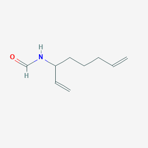 molecular formula C9H15NO B14351758 N-Octa-1,7-dien-3-ylformamide CAS No. 91259-15-3