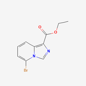 molecular formula C10H9BrN2O2 B1435176 Ethyl 5-bromoimidazo[1,5-a]pyridine-1-carboxylate CAS No. 1330766-11-4