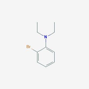 molecular formula C10H14BrN B14351853 Benzenamine, 2-bromo-N,N-diethyl- CAS No. 90944-48-2