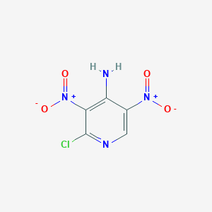 molecular formula C5H3ClN4O4 B1435187 2-Chloro-3,5-dinitropyridin-4-amine CAS No. 1378875-15-0