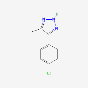4-(4-chlorophenyl)-5-methyl-1H-1,2,3-triazole