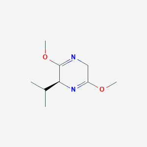 molecular formula C9H16N2O2 B143519 (S)-2,5-Dihydro-3,6-dimethoxy-2-isopropylpyrazine CAS No. 78342-42-4