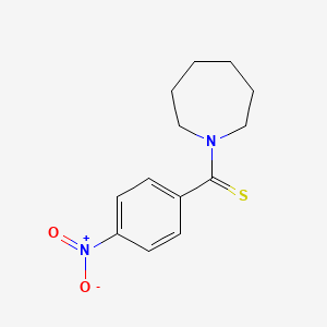 molecular formula C13H16N2O2S B14351912 (Azepan-1-yl)(4-nitrophenyl)methanethione CAS No. 92071-63-1