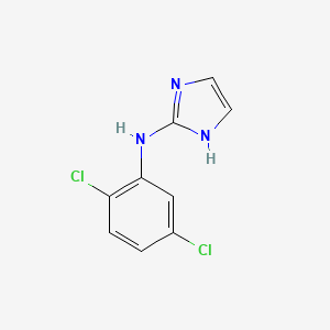 molecular formula C9H7Cl2N3 B14351926 N-(2,5-Dichlorophenyl)-1H-imidazol-2-amine CAS No. 93673-50-8